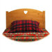 Traditional Heart Twin Panel Headboard