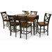 Uptown Ladder Back Counter Stool with Saddle Seat
