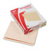 Essentials File Folders, Straight Cut, Top Tab, Letter, 100/Box