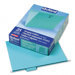 Hanging File Folders, 1/5 Tab, Letter, Aqua, 25 per Box                                                                      