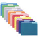 Two-Tone File Folder, 1/3 Top Tab, Letter, 100/Box