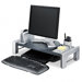 Flat Panel Workstation Shelf, Gray Laminate Top