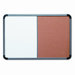 48" Combo Dry Erase/Fabric Board with Blow Mold Frame