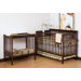 Milan Crib & Changer Combo in Cherry