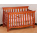 Venetian Fixed Side Convertible Crib in Cognac