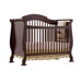 Valentia Fixed Side Convertible Crib in Espresso