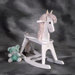 PlayTyme Child's Rocking Horse in White