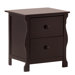 Carrara 2 Drawer Nightstand