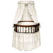 Elegance Bassinet with Eyelet Bedding
