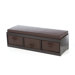 Kid's Storage Bench with Cushion and Three Bins