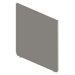 Leg Support End, Right, 30"Dx28"H, Gray