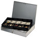 Steelmaster Extra-Wide Steel Cash Box with 10 Compartments