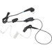 One-Wire Surveillance Earpiece with in-line Clip PTT Mic