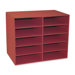 10-Shelf Organizer, 12-7/8"x21"x17", Shelves 12-1/2"x10"x3"
