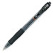 Gel Pen, Retractable/Refillable, Fine Point, 12-Pack, Black