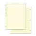 Computation Pad, Quadrille Rule, 11 x 8-1/2, Green, 100 Sheets