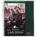 Lab Book, Tri Pocket Cover, Wirebound, 8-1/2"x11", 100 Sheets