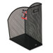 Nestable Rolled Mesh Steel Jumbo Magazine File, 10 x 12-1/2 x 5-7/8, Black                                                   
