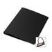 3-Ring Binder,28 Gauge Poly,1/2" Capacity,11"x8-1/2",Black