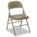 Bridgeport 60-810 Series All Steel Folding Chairs, 4/Carton