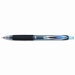 Signo 207 Needle Point Roller Ball Pen, Black Barrel, Medium Point, Blue Ink