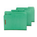 Colored Pressboard Fastener Folders, Letter, 1/3 Cut, 25/Box
