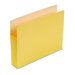 5 1/4" Expansion Colored File Pocket, Straight Tab, Letter, Yellow