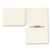 Heavyweight Folders, Fastener at Spine, End Tab, Letter, 11 Point Manila, 50/Box