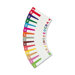 Alpha-Z Color-Coded First Letter Name Labels, A & N, Red, 100/Pack