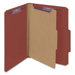 Pressboard Classification Self Tab Folders, 10/Box