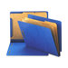 Six-Section Pressboard Classification End Tab Folder, Letter, 10/Box