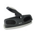 Adjustable 3-7 Hole Punch, 25 Sheet Capacity, Black