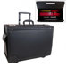 Catalog Case on Wheels with Leather Trim