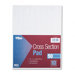 Section Pads with 10 Squares, Quadrille Rule, Letter, 50 Sheets/Pad