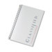 Notebook W/White Cover, Narrow Rule, 100 Sheets/Pad