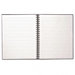 Professional Business Journal w/Planning Pages, BLK, 160 Pages, 8-1/2 x 11, 2012