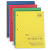 Notebook, Quad Ruled, 3-Hole Punch, 80 Sheets, 11"x8-1/2", White
