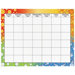 Wipe Off Blank Calendar, Trimmed W/Seasonal Symbols, 28"x22"