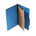 Pressboard Classification Folder, Legal, Four-Section, 10/Box