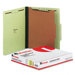 Pressboard Classification Folder, Letter, Four-Section, 10/Box