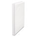 Round Ring Economy Vinyl View Binder, White