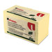 Recycled Sticky Notes, 3 X 3, Yellow; 18 100-Sheet Pads/Pack