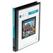 Economy Vinyl Round Ring View Binder, 11 x 8-1/2, 1/2" Capacity, Black