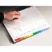 Multi-Dex Index Assorted Color 8-Tab, 1-8, Letter (Set of 8)