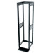 R4 Series 24" D Four-Post Open Frame Rack with 12-24 Threaded Rackrail