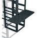 4 Bay Monitoring Console Work Surface, Black T-Mold Trim