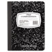 Wireless Composition Book, College Rule, 9-3/4 x 7-1/2, White, 100 Sheets
