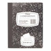 Composition Book, Special Ruled, 9-3/4"x7-1/2", Black Marble