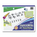 Writing Tablet, Raised Ruling, Dotted Lines, 8"x10", White