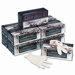 XT Premium Latex Disposable Gloves, Powder-Free, Medium, 100 per Box                                                         
